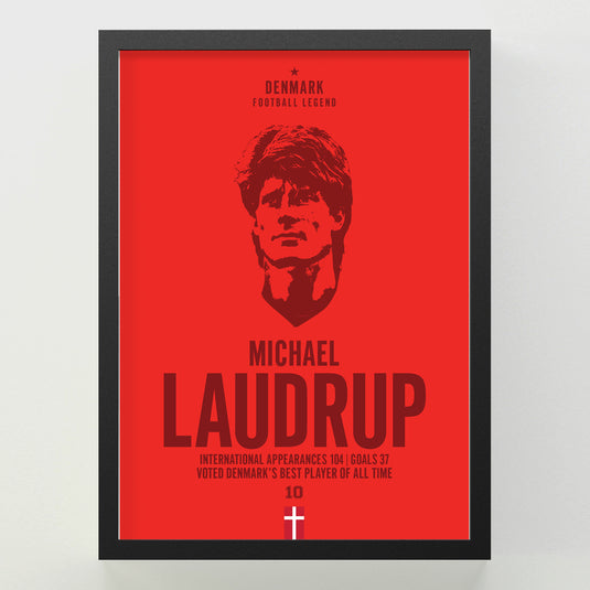 Michael Laudrup Head Poster