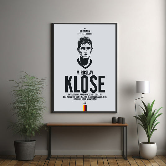 Cabeza de Miroslav Klose Póster