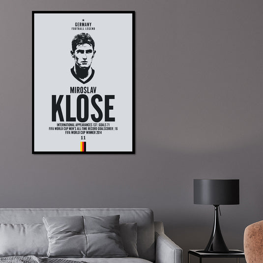 Tête de Miroslav Klose Poster