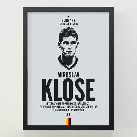 Miroslav Klose Head Poster