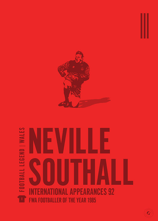 Neville Southall Wales Legend Print