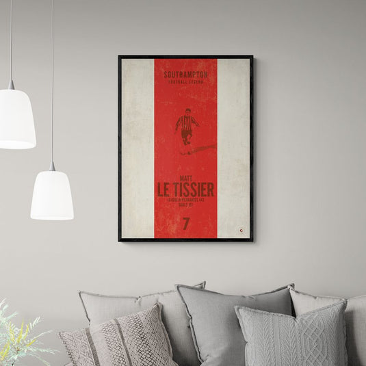 Póster Matt Le Tissier (banda vertical)