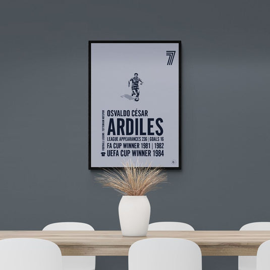 Osvaldo Ardiles Tottenham Hotspur Legend Print
