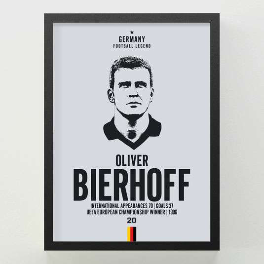 Oliver Bierhoff Head Poster