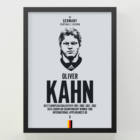 Oliver Kahn Head Poster