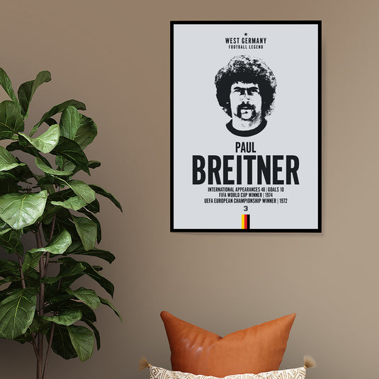 Paul Breitner Head Poster