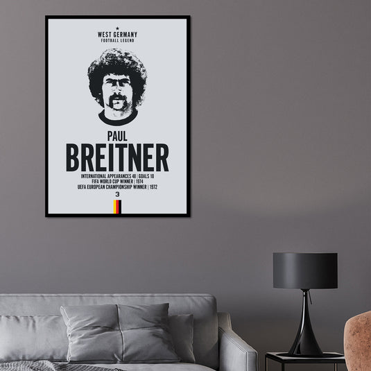 Paul Breitner Head Poster