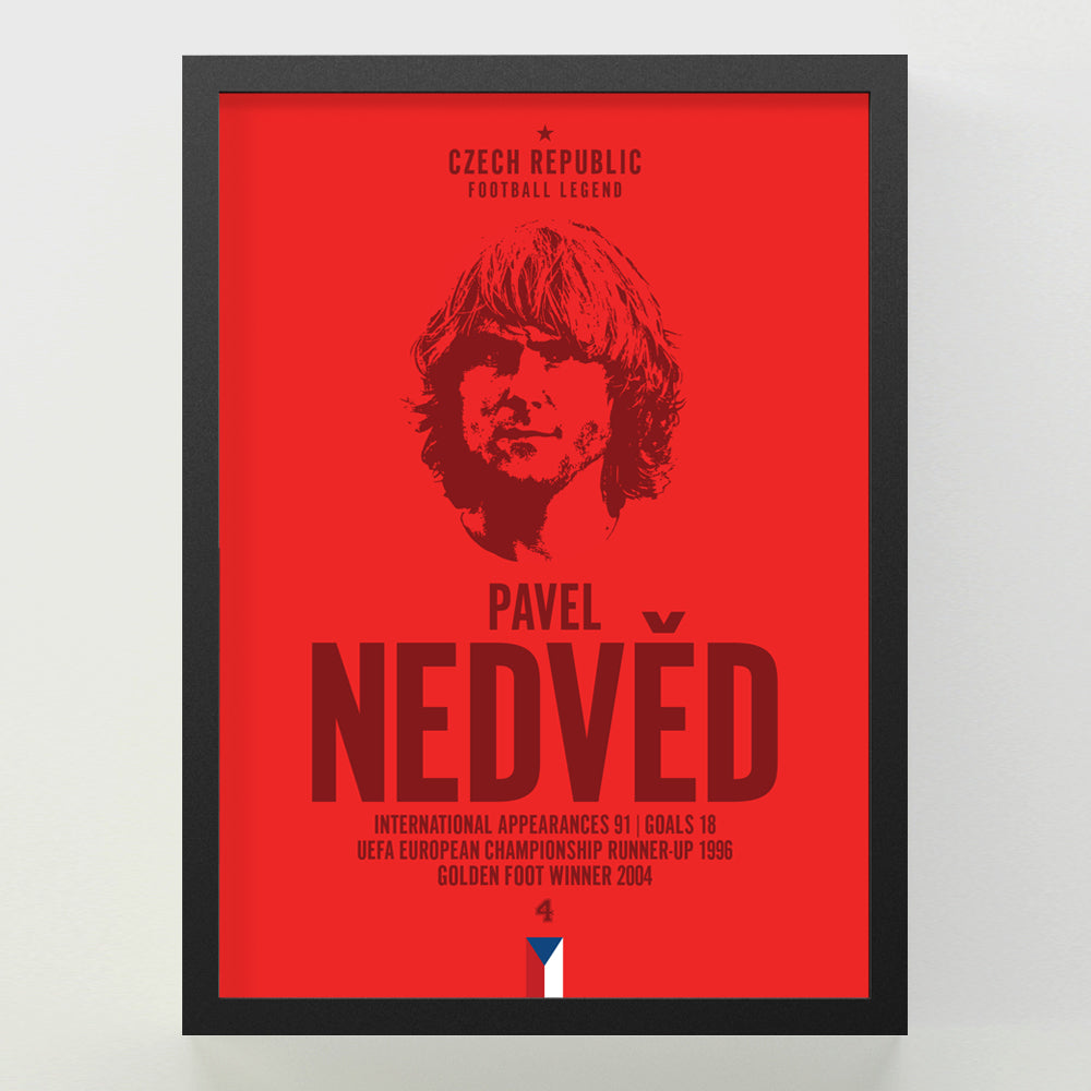 Pavel Nedved Head Poster