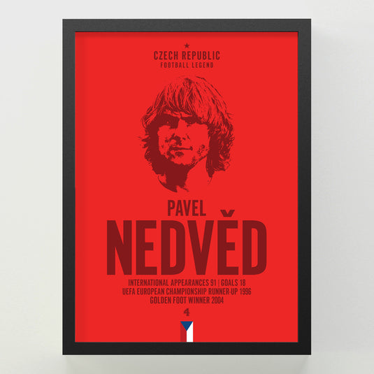 Pavel Nedved Head Poster
