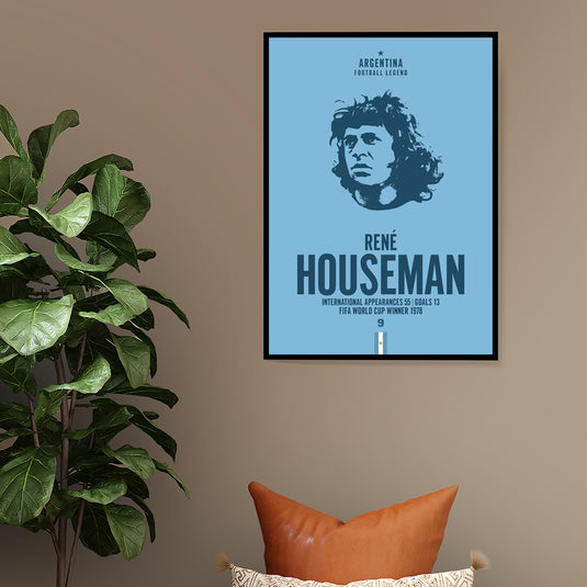 Rene Houseman Head Poster