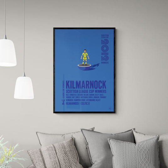 Ganadores de la Copa de la Liga Escocesa de Kilmarnock 2012 Póster