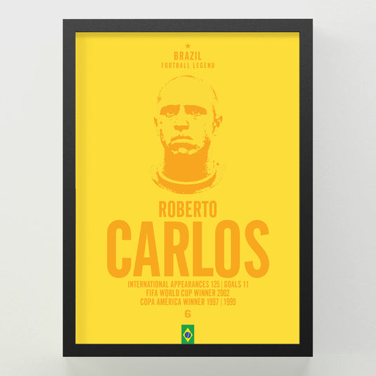 Roberto Carlos Head Poster