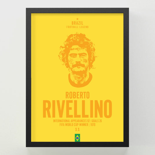 Roberto Rivellino Head Poster