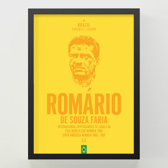 Romario Head Poster