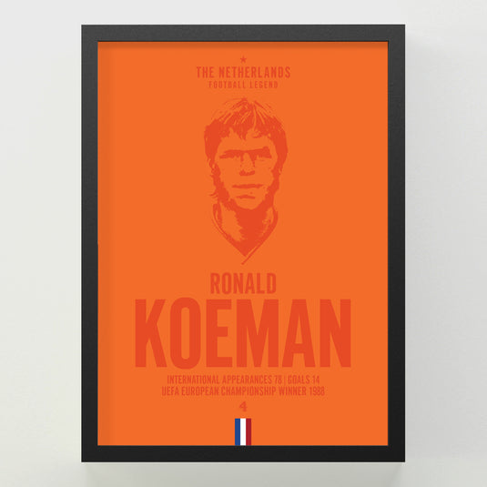 Ronald Koeman Head Poster