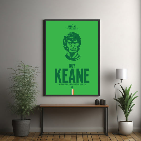 Cabeza de Roy Keane Póster