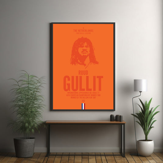 Ruud Gullit Head Poster
