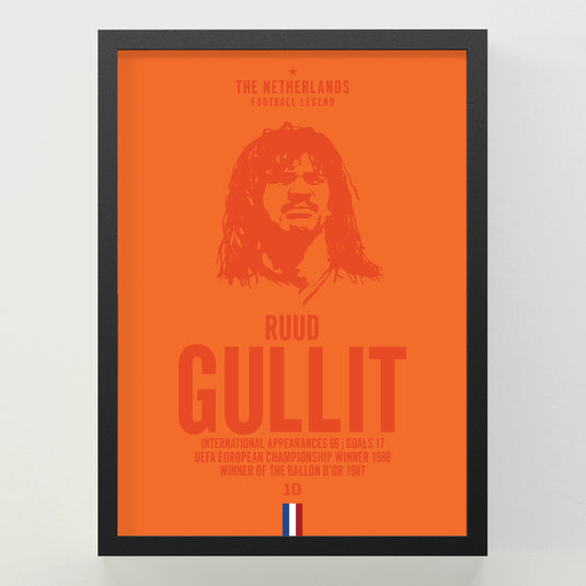 Ruud Gullit Head Poster