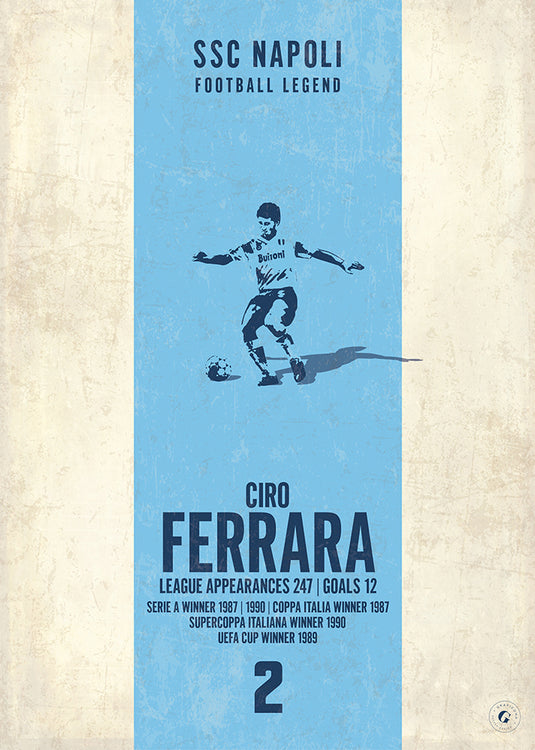 Ciro Ferrara SSC Napoli Heritage Stripes Print