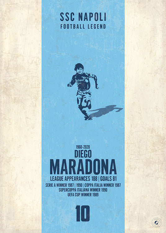 Affiche Diego Maradona (bande verticale)