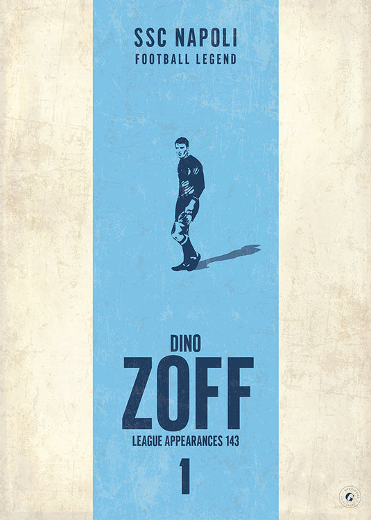 Dino Zoff SSC Napoli Heritage Stripes Print