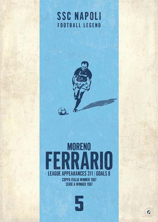 Affiche Moreno Ferrario (bande verticale)