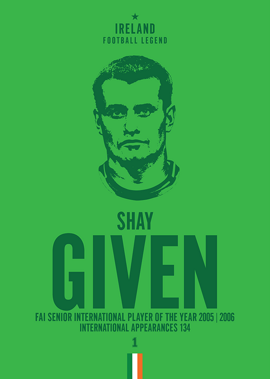 Shay Given Head Poster