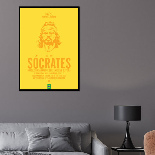 Socrates Head Poster