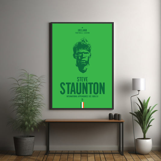 Steve Staunton Head Poster