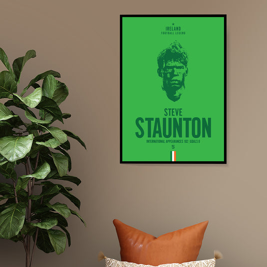 Steve Staunton Head Poster