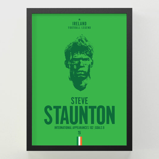 Steve Staunton Head Poster