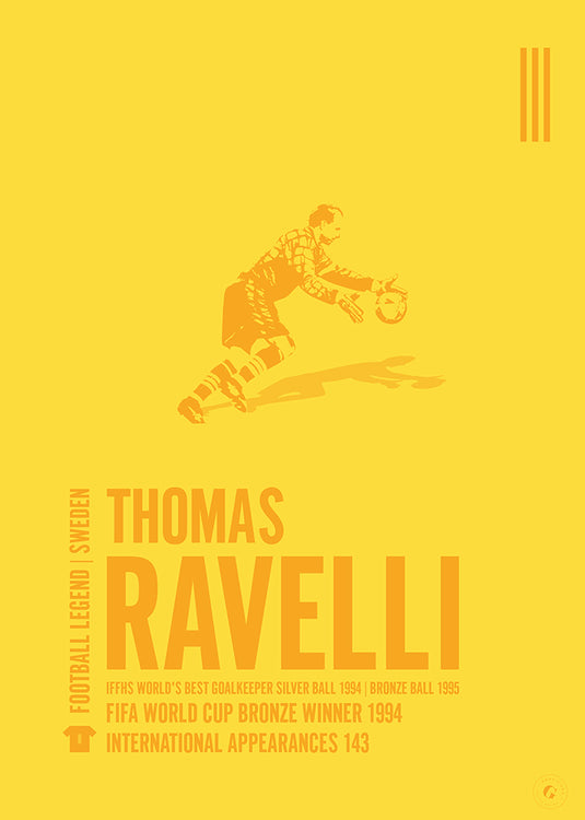 Thomas Ravelli Sweden Legend Print