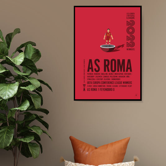 AS Roma UEFA Conference League Winners 2022 Print