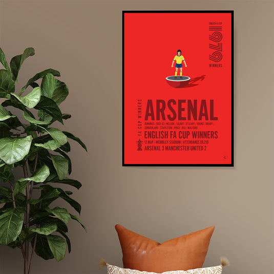 Arsenal 1979 FA Cup Winners Poster
