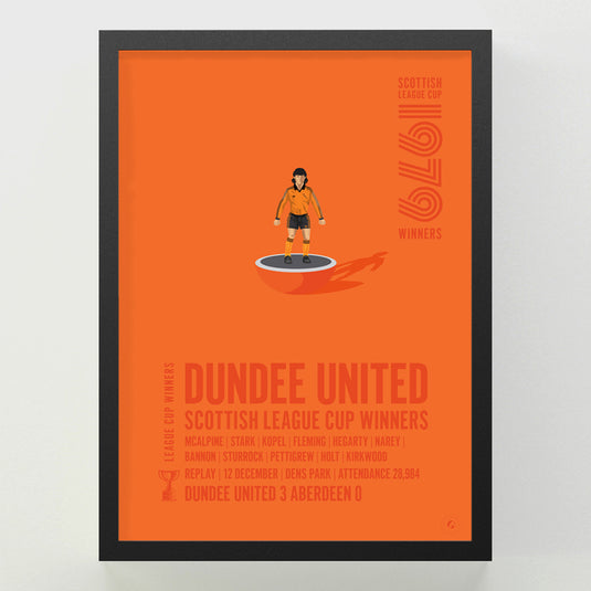 Dundee United 1979 Scottish League Cup Winners Poster