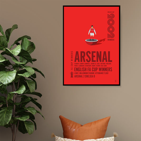 Ganadores de la Copa FA del Arsenal 2002 Póster