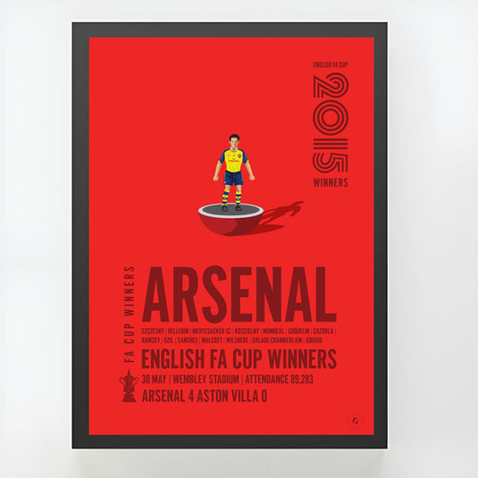 Ganadores de la Copa FA del Arsenal 2015 Póster