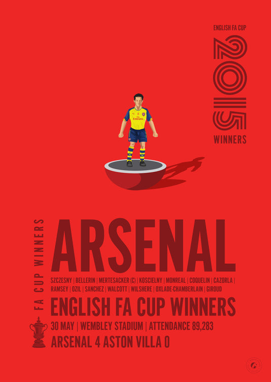 Ganadores de la Copa FA del Arsenal 2015 Póster