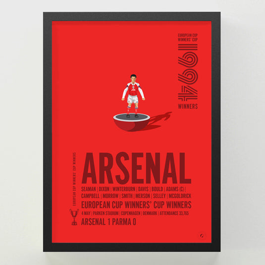 Arsenal UEFA Cup Winners' Cup Winners 1994 Print