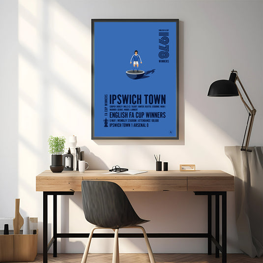 Ganadores de la Copa FA de Ipswich Town 1978 Póster