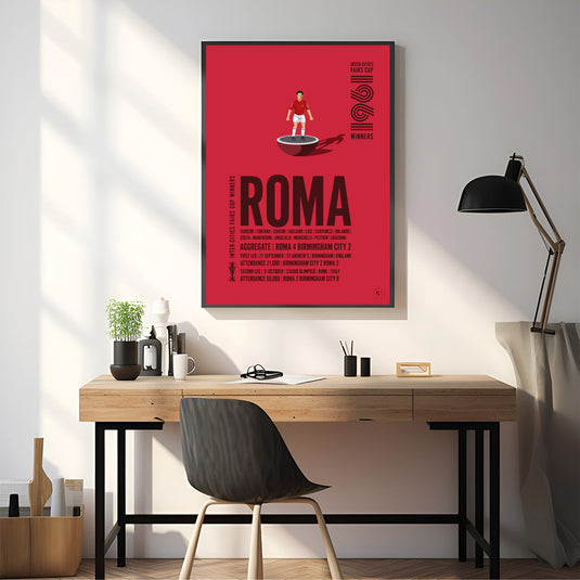 Roma 1961 Inter-Cities Fairs Cup Winners Poster