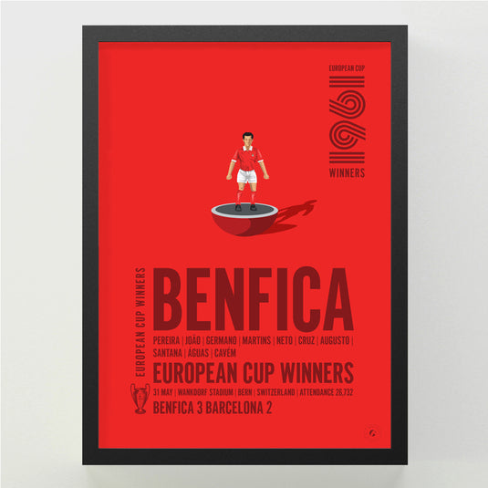 Benfica European Cup Winners 1961 Print