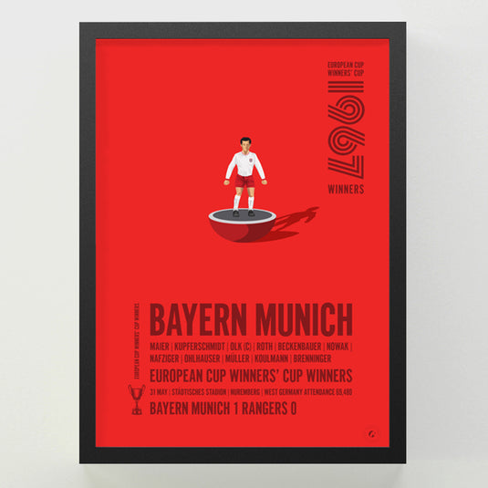 Bayern Munich UEFA Cup Winners' Cup Winners 1967 Print