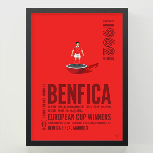 Benfica European Cup Winners 1962 Print