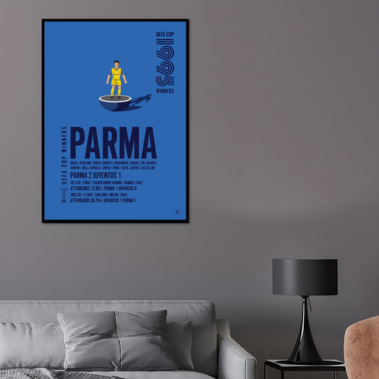 Parma 1995 UEFA Cup Winners Poster