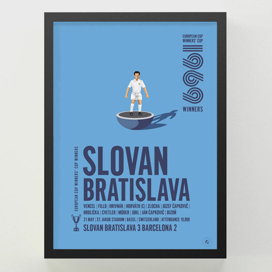 Slovan Bratislava UEFA Cup Winners' Cup Winners 1969 Print