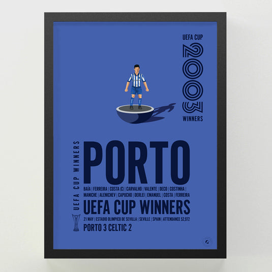 FC Porto 2003 UEFA Cup Winners Poster