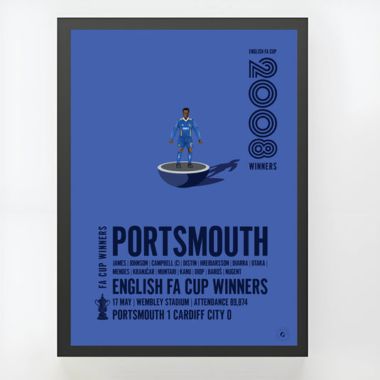 Vainqueurs de la FA Cup de Portsmouth 2008 Poster