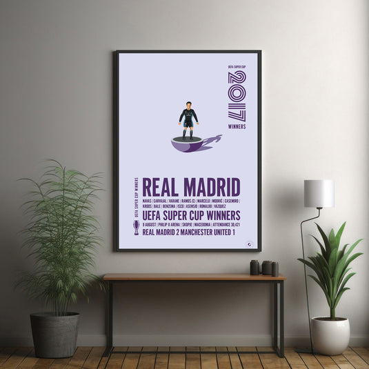 Real Madrid UEFA Super Cup Winners 2017 Print