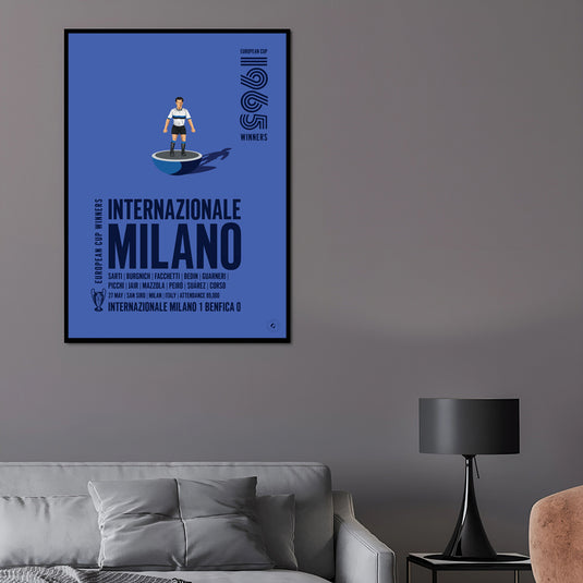 Vainqueurs de la Coupe d'Europe de l'Inter Milan 1965 Poster